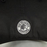 SF Warriors HWC Primary Logo ‘62-68 (Black / White) NE Fitted