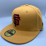 SF Giants NE Fitted (PanamaTan/Black/Orange) w/ 2010 WSC SP