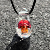 Oopazi Jellyfish Glass Pendant #12