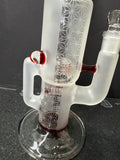 Sovereignty CapCycler PA Stemline 16mm 6-Cut UpGrid to Grid Cap 180 Front Facing with Cold Worked Body & Neck Mille x1 26mm Cut (Pomegranate)