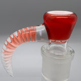 Jarred Bennett Glass 18mm Slide #18 (Pomegranate Over White)