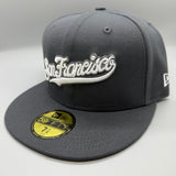 SF Giants “City-Script” NE Fitted (DarkGray/White)