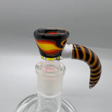 Jarred Bennett Glass Linework 18mm Slide #01 (Black Fire)