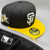 SF Giants NE Fitted (Black/White/Yellow) w/ ‘61 ASG Side Patch