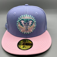 Holiday Sale (Dec 14th) Oakland Athletics NE Fitted (Lavender/Pink/Teal) w/ 50th Anniv SP