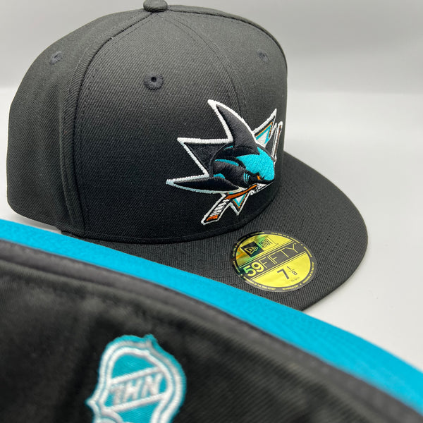 SJ Sharks (Black/Turquiose) NE Fitted
