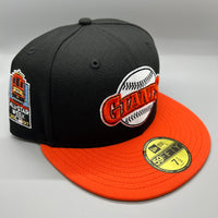 SF Giants NE Fitted (Black/Orange) w/ 2007 ASW Side Patch