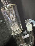 Sovereignty MA Stemline 16mm 6-Cut UpGrid to Mini Grid Dome with Bent Neck (Translucent Hydro Over White Satin)