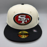 SF 49ers (Cream/Black/Team) NE Fitted