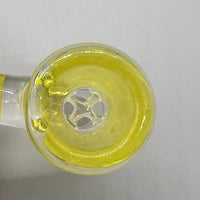 Jarred Bennett Glass 14mm Slide #05 (Pineapple Juice Over Icy White Satin)
