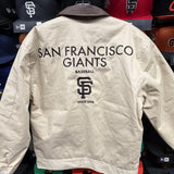 SF Giants JH-Design Workwear Jacket (Cream/Brown)