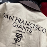SF Giants JH-Design Workwear Jacket (Cream/Brown)