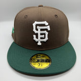 SF Giants (Brown/Dark Green) NE Fitted w/‘ 2014 WC Side Patch