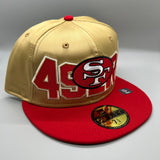 SF 49ers “Satin” (Gold/Red) NE Fitted