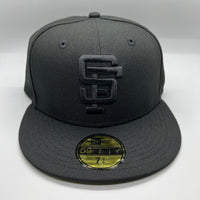 SF Giants NE Fitted (Black/Black/Black) w/ 2007 ASW Side Patch