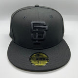 SF Giants NE Fitted (Black/Black/Black) w/ 2007 ASW Side Patch