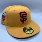 SF Giants NE Fitted (PanamaTan/Black/Orange) w/ 2010 WSC SP