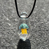 Oopazi Jellyfish Glass Pendant #02