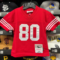 SF 49ers Mitchell&Ness Rice #80 Jersey (Children Size)