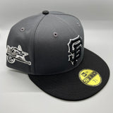SF Giants NE Fitted (Dark Gray/Black/White) w/ 1961 ASG Side Patch