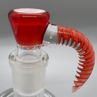 Jarred Bennett Glass 18mm Slide #10 (Pomegranate Over White)