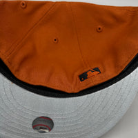 SF Giants NE Fitted (Rustic Orange/Black) w/ 2000 InAugural Season SP