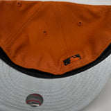 SF Giants NE Fitted (Rustic Orange/Black) w/ 2000 InAugural Season SP