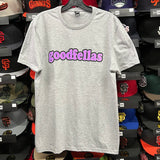 Goodfellas SF “Script” T-shirt (LtGray/Purple/Black)