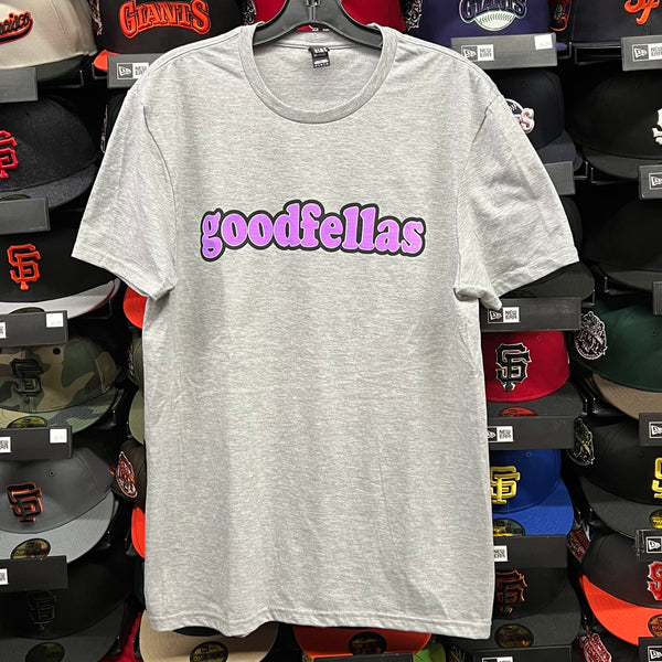Goodfellas SF “Script” T-shirt (LtGray/Purple/Black)