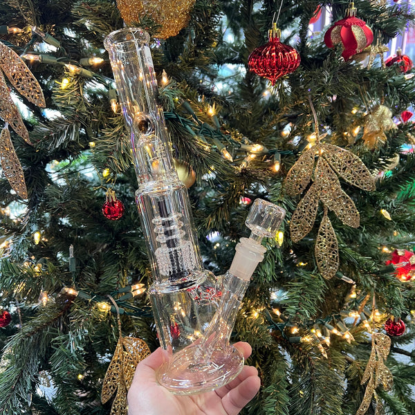 Holiday Sale (Dec 17th) M&M Tech Glass 13” Hybrid Beaker w/Chandelier Perq