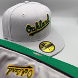 Oakland Athletics “City-Script” (Gray/Team) NE Fitted