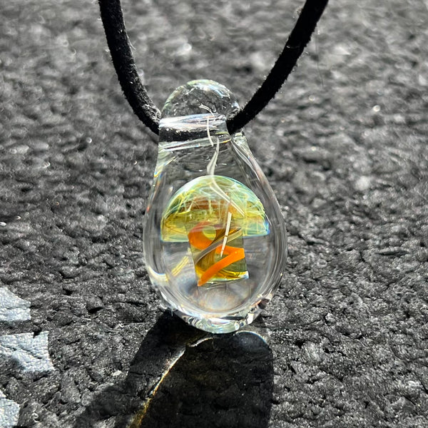 Oopazi Jellyfish Glass Pendant #04