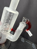 Sovereignty CapCycler PA Stemline 16mm 6-Cut UpGrid to Grid Cap 180 Front Facing with Cold Worked Body & Neck Mille x1 26mm Cut (Pomegranate)