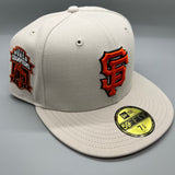 SF Giants NE Fitted (Stone/Orange/Black) w/ 2012 WSC Side Patch