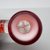 Jarred Bennett Glass 18mm Slide #12 (Pomegranate Over White)