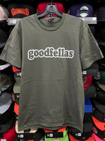 Goodfellas SF “Script” T-shirt (Olive/White)