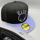 SF Warriors “The City” (Black/Lavender) NE Fitted