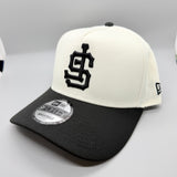 SF Giants “Upside-Down” (Chrome/Black) 9Forty A-Frame NE Snapback