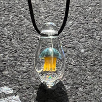 Oopazi Jellyfish Glass Pendant #02