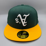 Oakland Athletics “Upside Down” (Game) NE Fitted