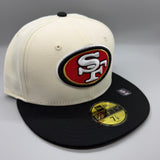 SF 49ers (Cream/Black/Team) NE Fitted