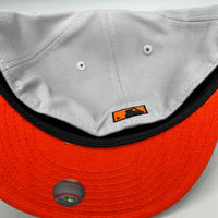 SF Giants NE Fitted (Gray/Black/Orange) w/ 2014 WS Side Patch