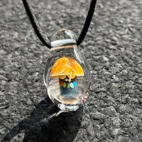 Oopazi Jellyfish Glass Pendant #17