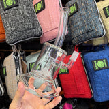 *Sale 12/06* Pulse Glass 9” Double Cirq w/18mm Male Joint