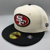 SF 49ers (Cream/Black/Team) NE Fitted