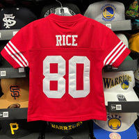 SF 49ers Mitchell&Ness Rice #80 Jersey (Children Size)