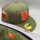 SF Giants (Olive/Orange/White) NE Fitted w/ 2012 WSC Side Patch