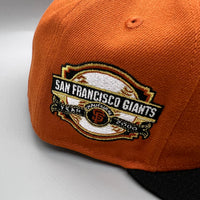 SF Giants NE Fitted (Rustic Orange/Black) w/ 2000 InAugural Season SP