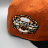 SF Giants NE Fitted (Rustic Orange/Black) w/ 2000 InAugural Season SP
