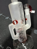 Sovereignty CapCycler PA Stemline 16mm 6-Cut UpGrid to Grid Cap 180 Front Facing with Cold Worked Body & Neck Mille x1 26mm Cut (Pomegranate)